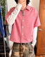 BOXY GINGHAM - RED