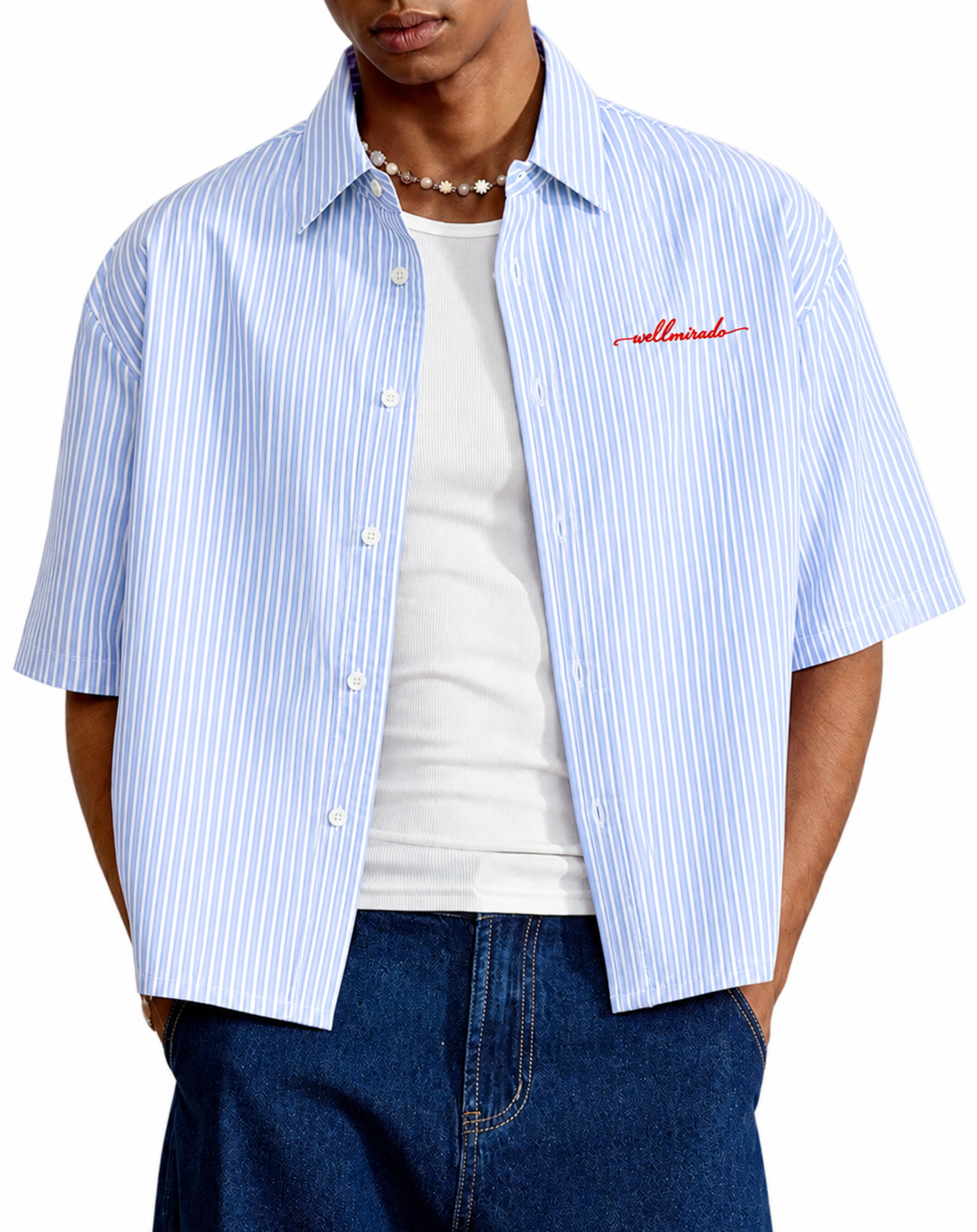 BOXY BLUE STRIPED Secondary image