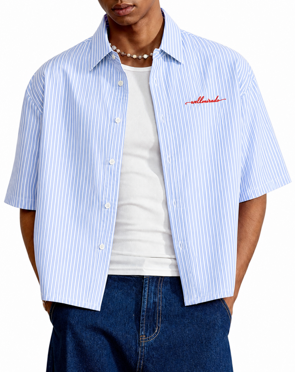 BOXY BLUE STRIPED