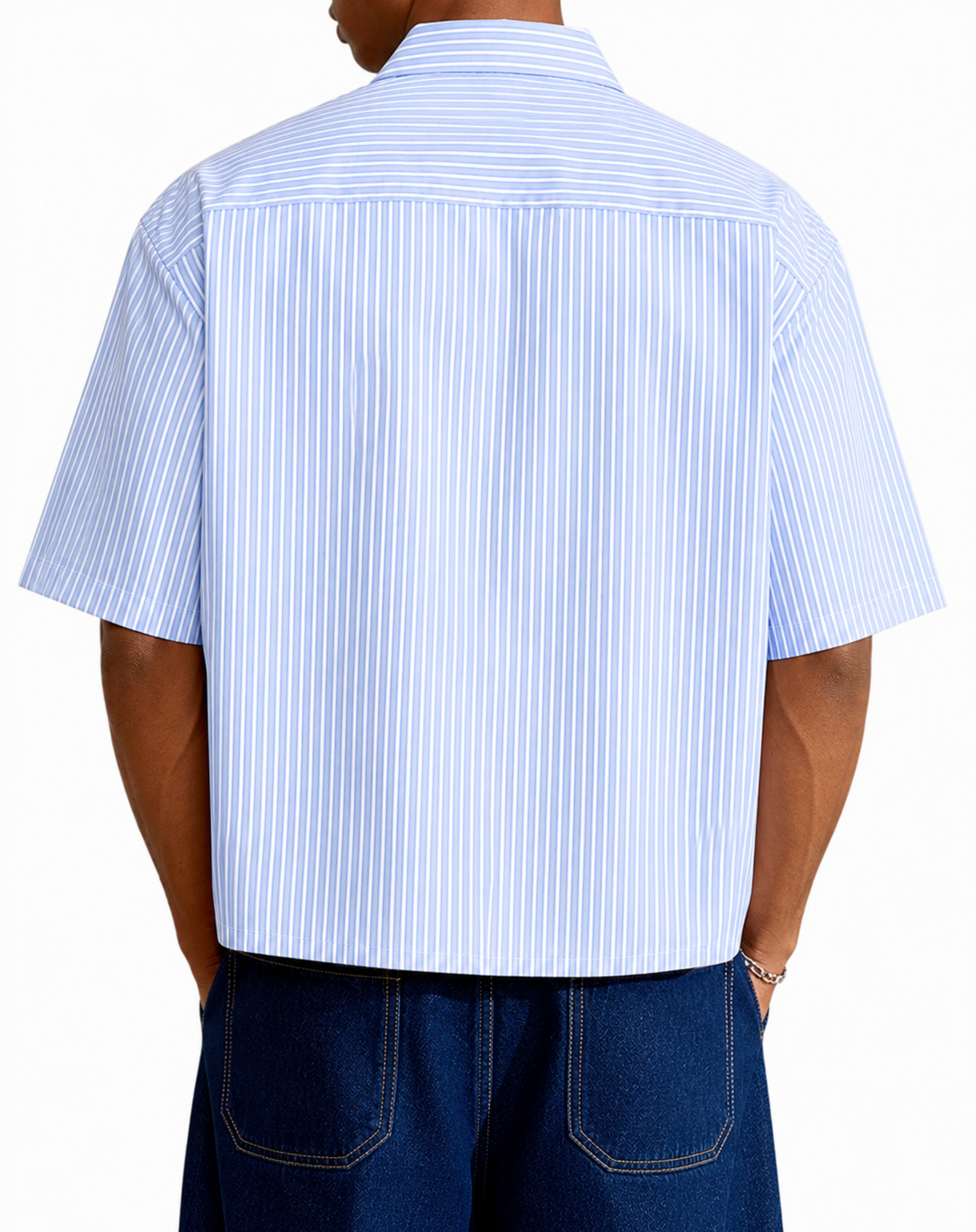 BOXY BLUE STRIPED