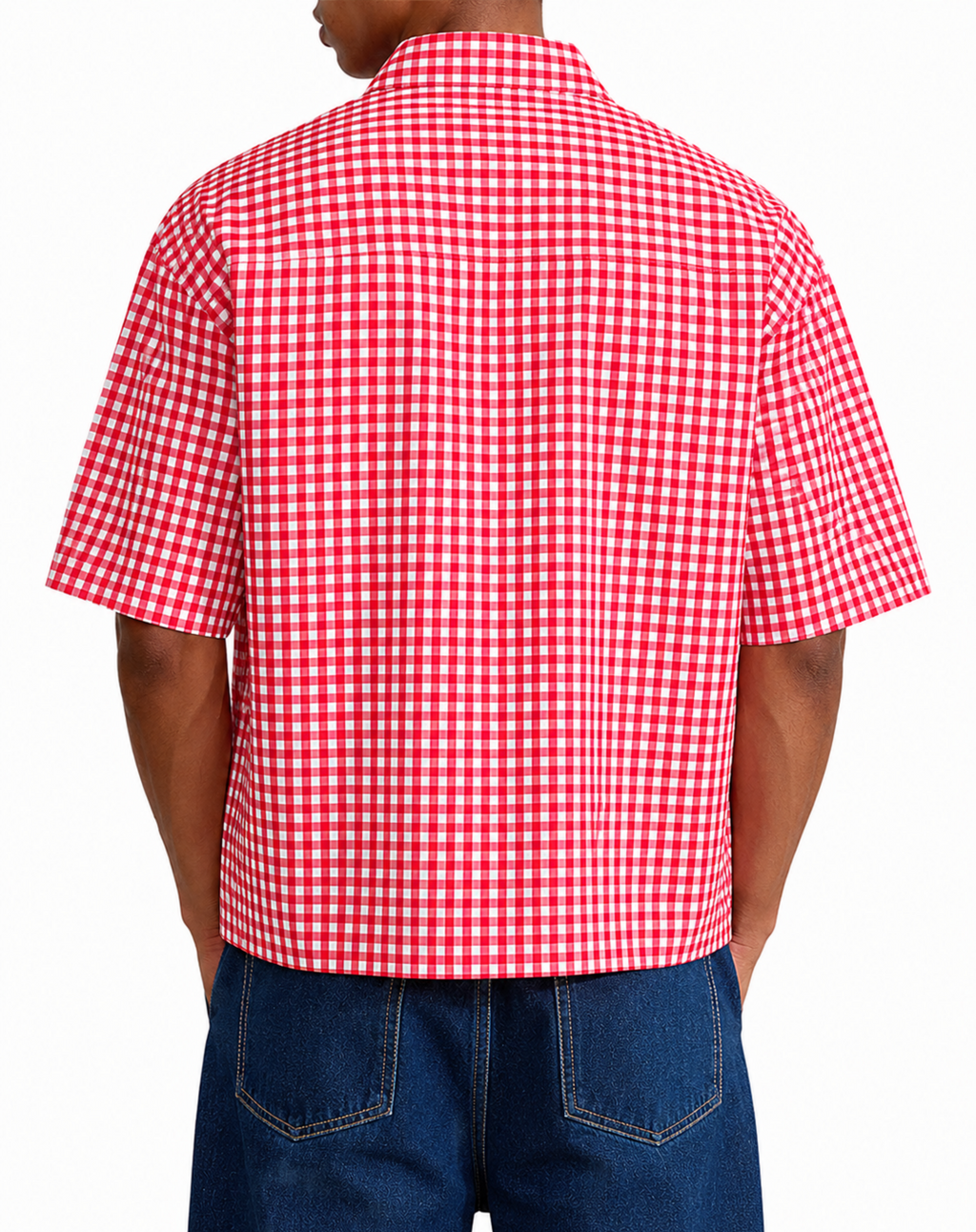 BOXY GINGHAM - RED